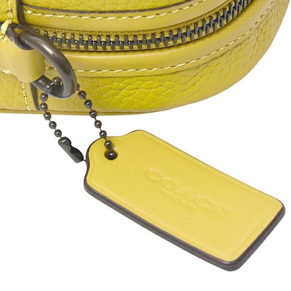 Pre Loved coach Crossbody Bag Leather Women yellow | yellow Crossbody Bags - Picture 8 of 8
